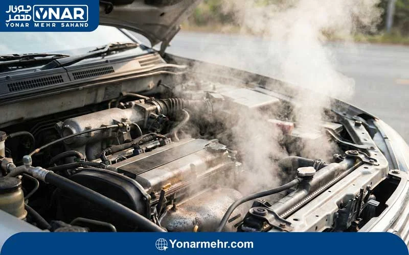 گرم شدن بیش از حد و جوش آوردن مداوم موتور