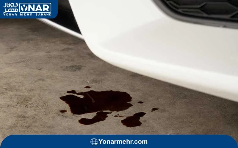 نشت روغن یا آب از بدنه موتور